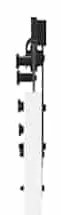Porta Deslizante vidaXL com Conjunto de Hardware Branco 86x198.5 cm Ma