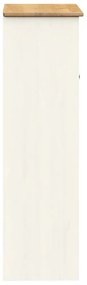 Topo de aparador VIGO 78x30x100 cm madeira pinho maciça branco