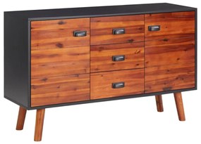 327457 vidaXL Aparador 110x35x70 cm madeira de acácia maciça e MDF
