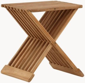 Mesa de apoio de jardim dobrável em madeira de teca Ghana