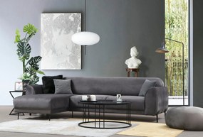 Sofá-Cama de Canto Image Corner - Antracite - 287 x 169 cm