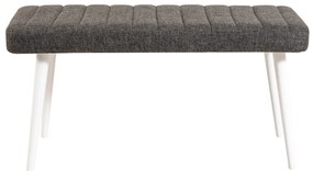 Conjunto de Mesa e Cadeiras Costa – Branco e Antracite – Mesa: 120x77x