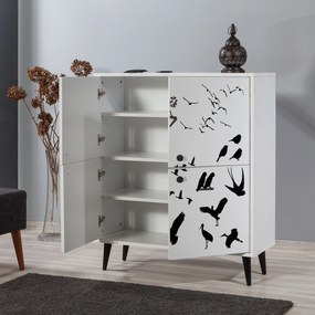 Armário Multiuso Multilux – Branco – 95x111x36 cm