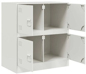 Aparador 67x39x73 cm aço branco