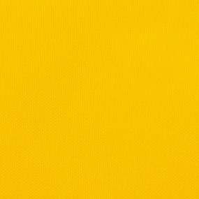 Para-sol estilo vela tecido oxford triangular 4x5x6,4 m amarelo