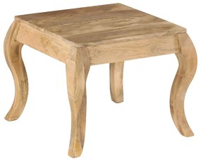 Mesa de apoio 45x45x40 cm madeira de mangueira maciça