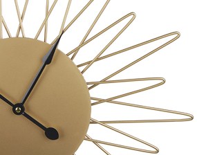 Relógio de parede em metal dourado ø 50 cm BELFART Beliani