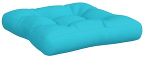 Almofadões p/ móveis de paletes 2 pcs tecido oxford turquesa