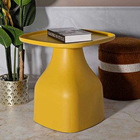 MESA DE APOIO GEA 48X48X50 CM AMARELA