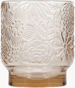 Copos de vidro Flora, conjunto de 4