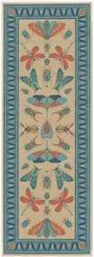Passadeira lavável de pelo curto Flutterby by Iris Apfel