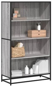 Estante 80,5x35x139 cm derivados de madeira cinzento sonoma