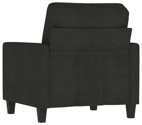 Poltrona 60 cm tecido preto