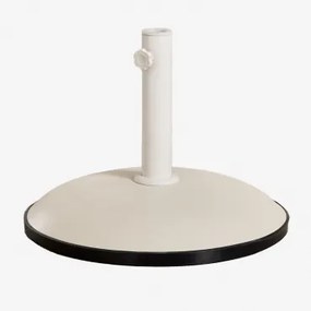 Base Redonda Para Guarda-sol Ø50 Cm Em Concreto Zante Tapioca Bege - Sklum