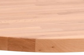 Tampo de mesa redondo Ø50x2,5 cm madeira de faia maciça