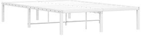 Estrutura de cama de metal 120x190 cm branco
