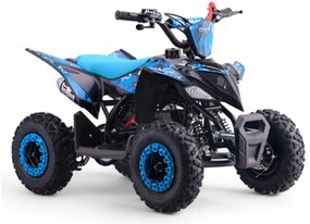 MINI MOTO 4 GASOLINA PARA CRIANÇAS 49cc Roan Ratte R6 4.5cv AZUL