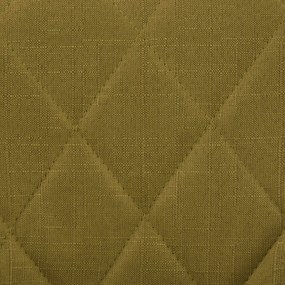 Banco de bar Lazio em tecido e com estrutura preta 46 x 83-104 x 49 cm Verde