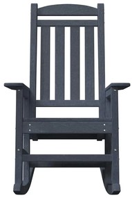 Cadeiras de Balanço vidaXL 2 pcs Azul-marinho 70x92x107.5 cm HDPE