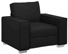 vidaXL Sofá Preto 99 x 78 x 84 cm tecido