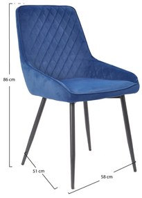 Cadeira Vinei - Azul