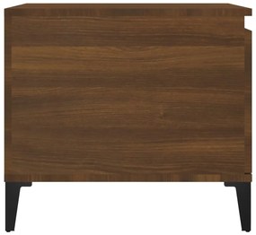 Mesa de centro 100x50x45 cm derivados madeira carvalho castanho