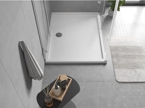 Mexen Flow base de duche retangular slim 100 x 75 cm, branco brilhante - 46R107510