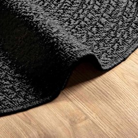 Tapete ZIZUR antracite Ø 160 cm aspeto juta interior exterior