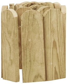 Bordadura em rolo 120 cm madeira de pinho impregnada verde