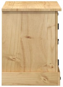 Móvel de TV Corona 100x40x52 cm madeira de pinho maciça