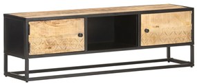 Móvel de TV c/ porta esculpida 130x30x40 cm mangueira áspera