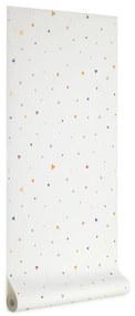Kave Home - Papel de parede Miris estampado bolinhas triângulos multicolor 10 x 0,53 m FSC MIX Credit