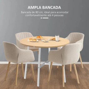 Mesa de Jantar Redonda Ojo - Design Moderno
