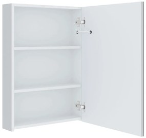 Armário espelhado para casa de banho com LED 50x13x70 cm