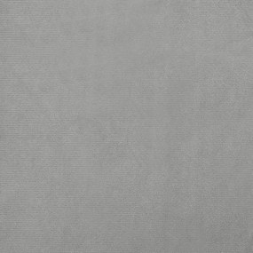 Sofá infantil 50x40x26,5 cm veludo cinzento-claro