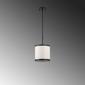 Candeeiro de Teto Way – Preto e Branco – 20 x 20 x 75 cm