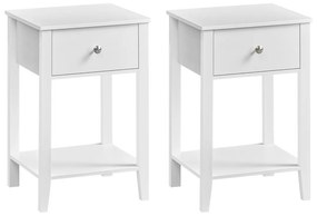 Mesa de cabeceira com gaveta | VASAGLE | 40 x 35 x 60 cm | LET852W01.