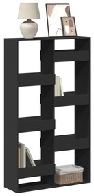 Estante 100x33x175 cm derivados de madeira preto