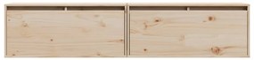 Armários de parede 2 pcs 80x30x35 cm madeira de pinho maciça