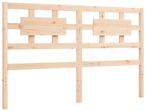 Estrutura de cama King Size com cabeceira madeira maciça