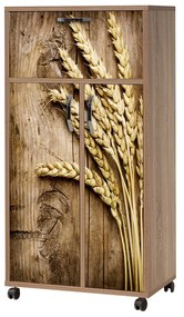 Armário Multiuso Kiler – Carvalho Sonoma – 60x116x36 cm