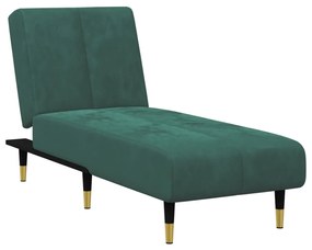 2 pcs conjunto de sofás veludo verde-escuro