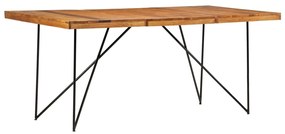 Mesa de jantar 180x90x76 cm madeira de acácia maciça