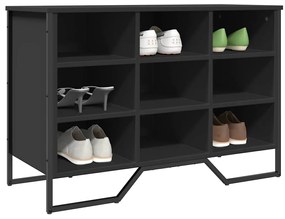 Sapateira 90x38x61,5 cm derivados de madeira preto