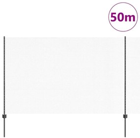 Postes de Cerca vidaXL 22 pcs U-Channel Cinza 150 cm Aço