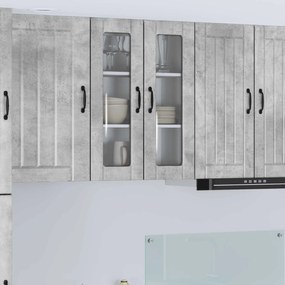 vidaXL Armário de Cozinha Cinzento 60 x 31 x 80 cm Madeira processada