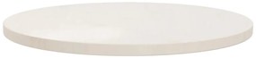 Tampo de mesa pinho maciço Ø60x2,5 cm branco