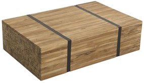 Mesa de centro em madeira de teca GANDER Beliani