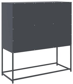 Aparador 100,5x39x107 cm aço laminado a frio antracite
