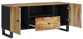 Móvel de TV 105x33,5x46 cm mangueira maciça/derivados madeira